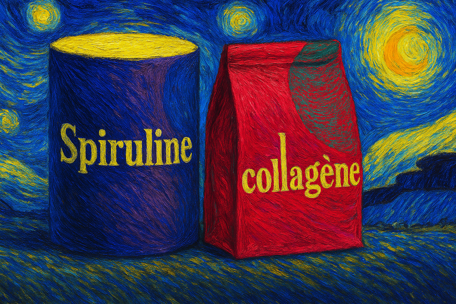 Peut-on prendre de la spiruline avec du collagène marin ?