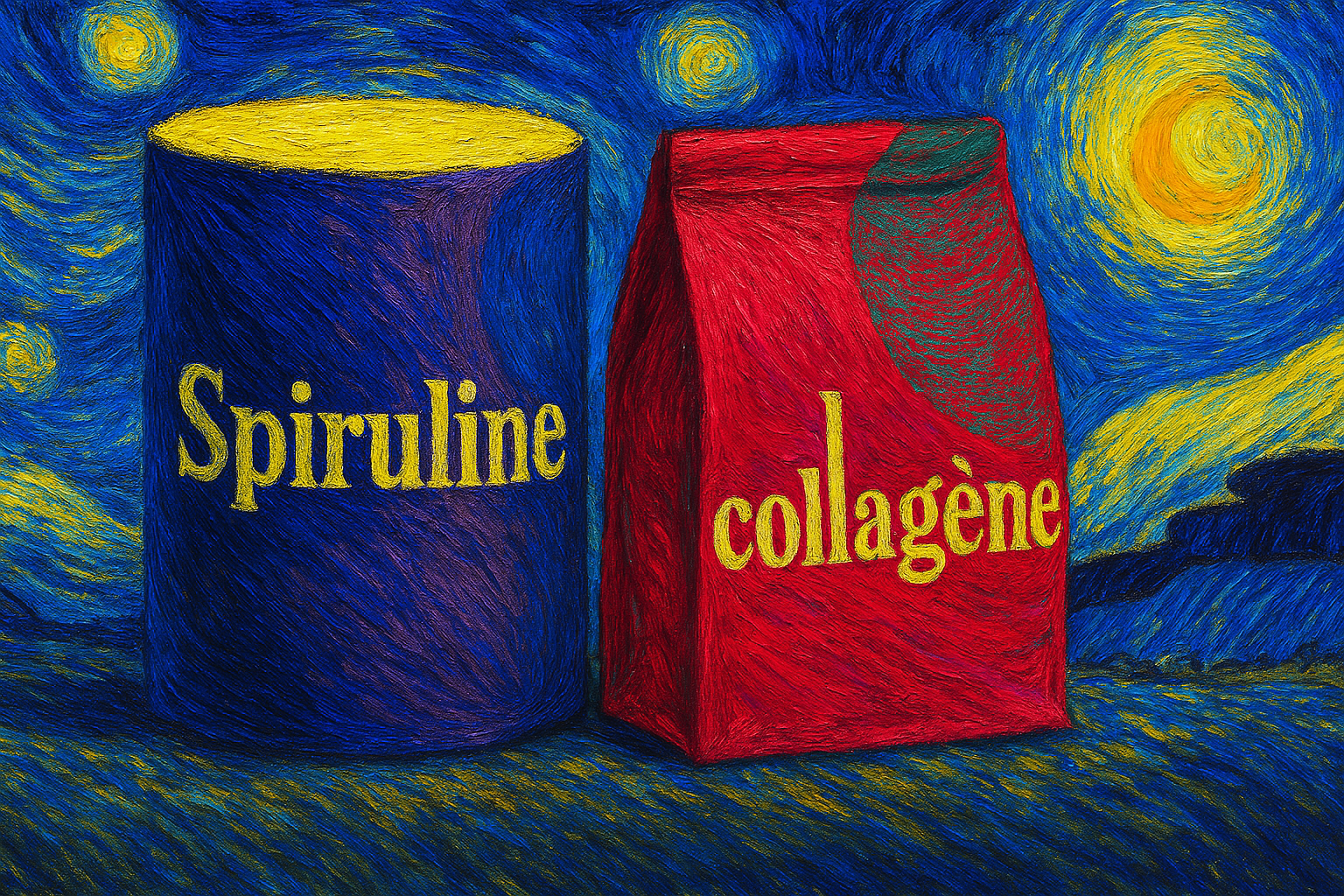 Peut-on prendre de la spiruline avec du collagène marin ?