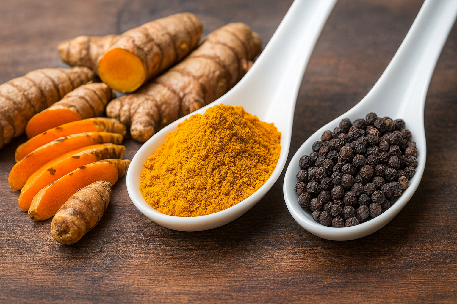 Curcumine et pipérine : un duo qui divise