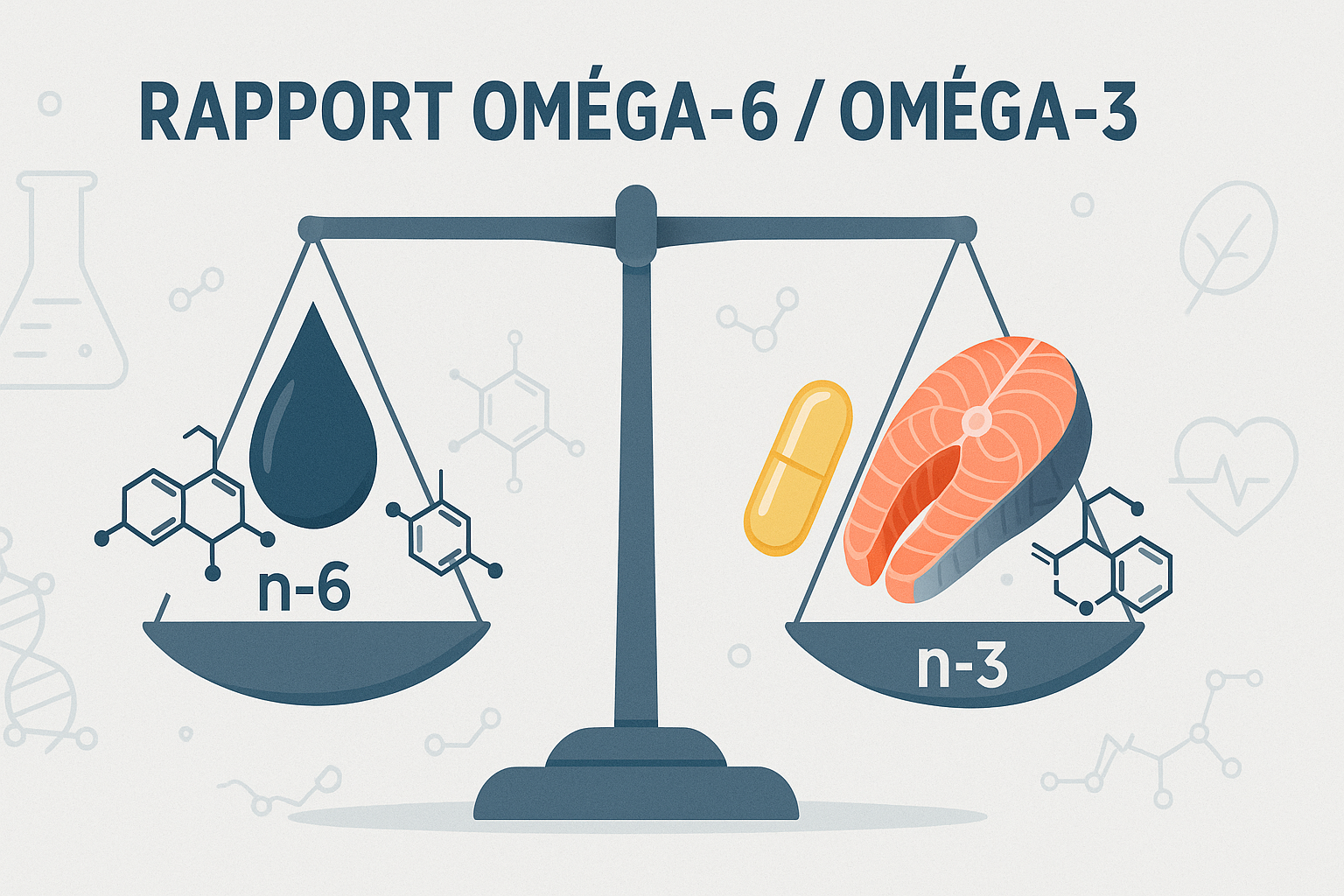 L'importance du ratio Omega 6 / 3 sur la santé