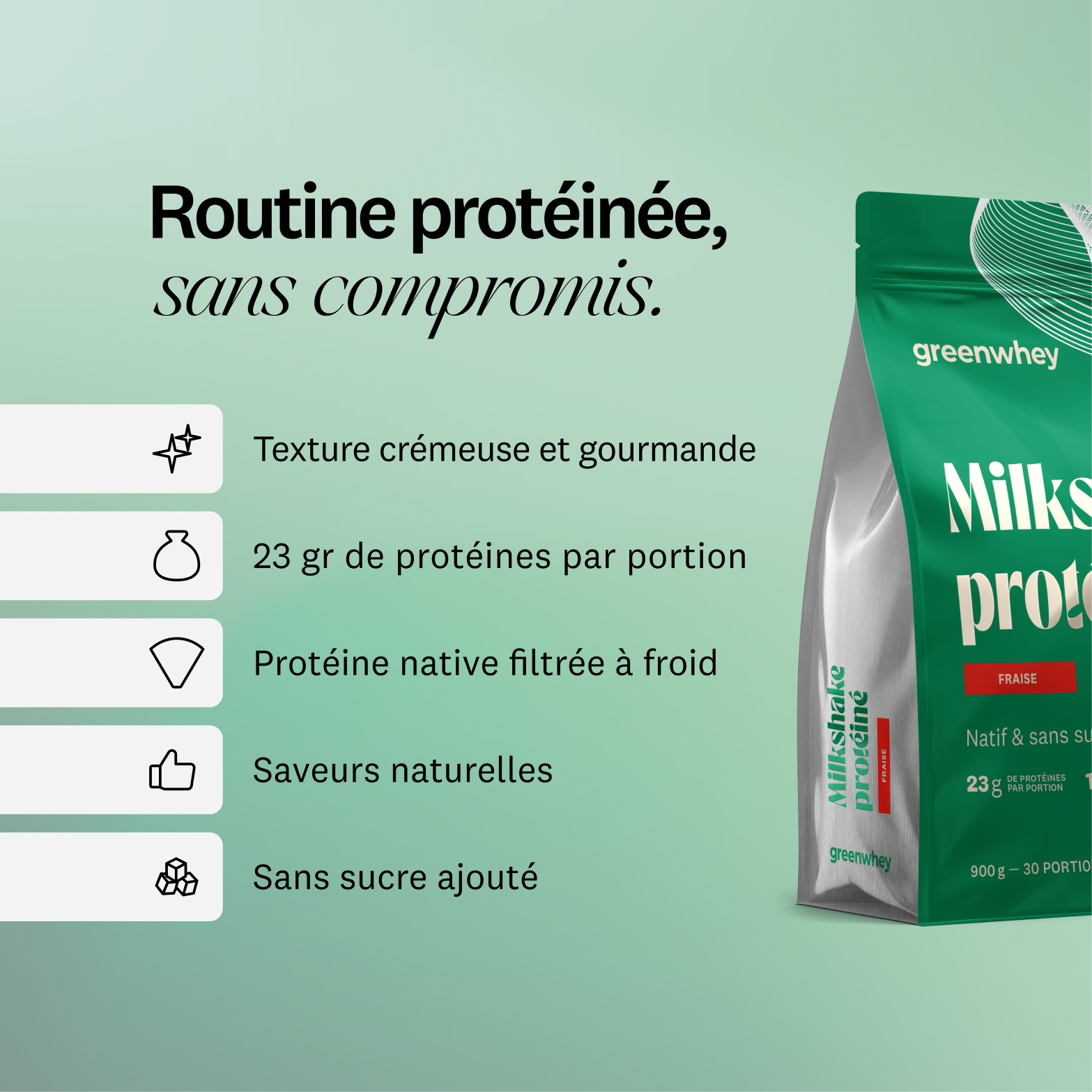 Milkshake protéiné