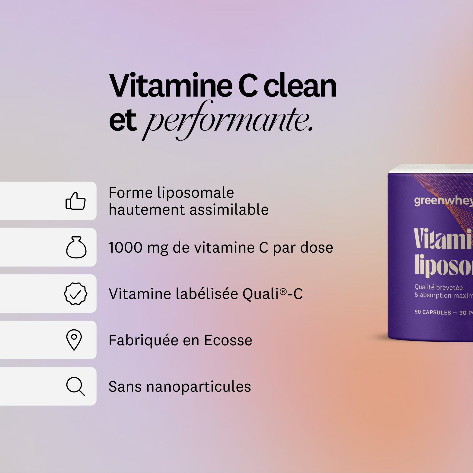 Vitamine C liposomale