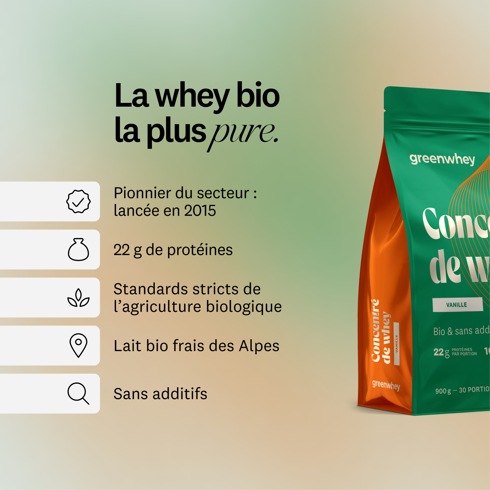 Protéine de Whey Bio