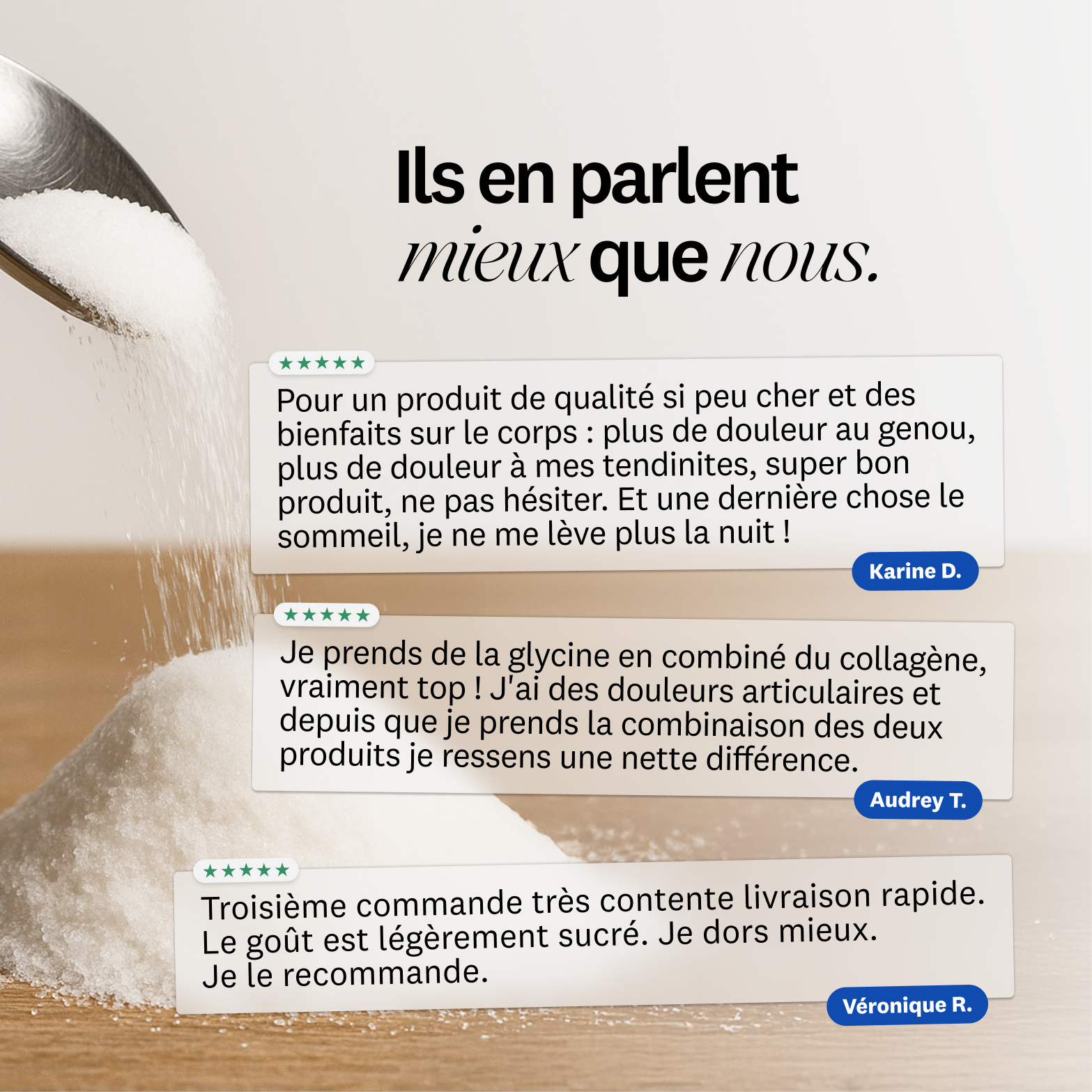 Glycine cristallisée