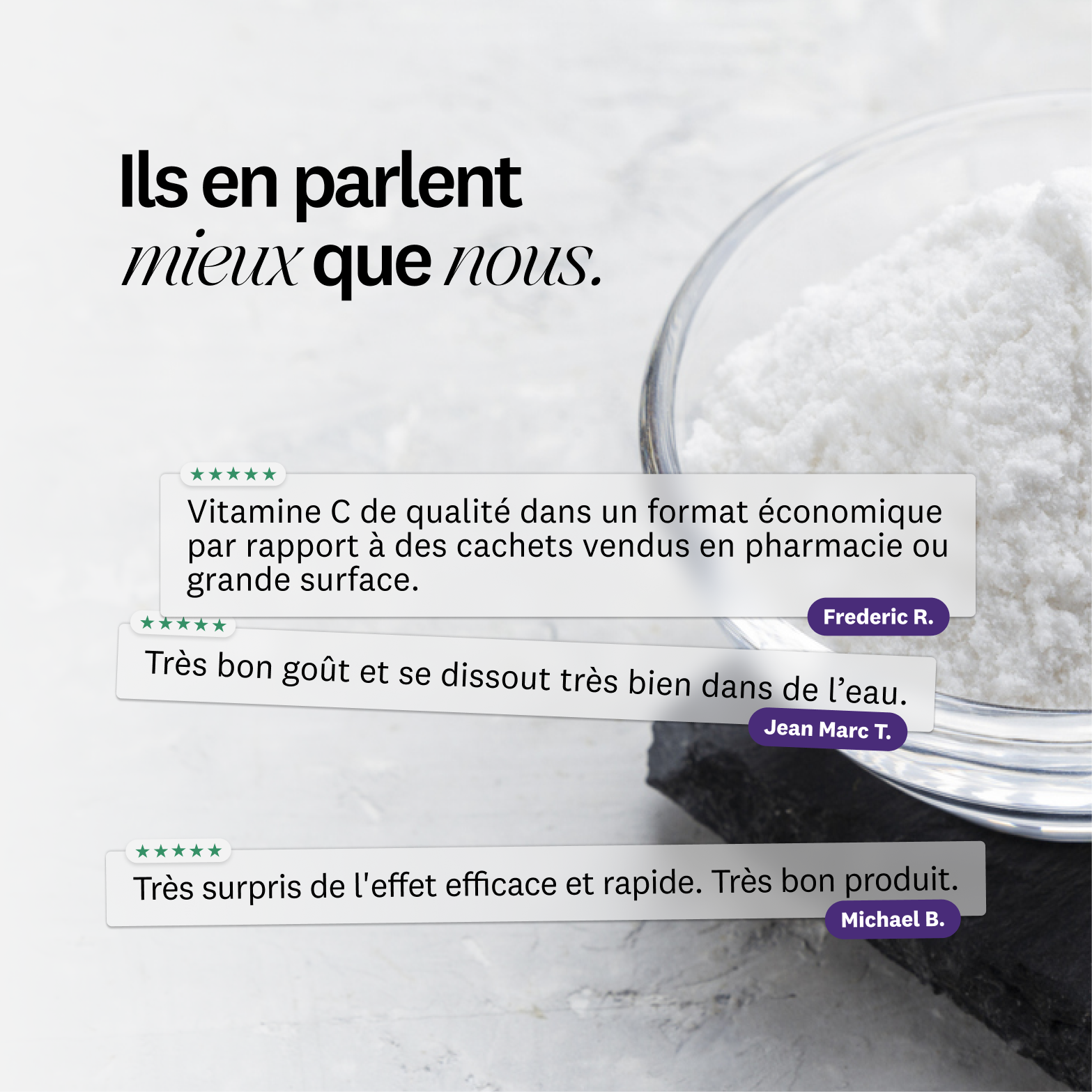 Vitamine C en poudre
