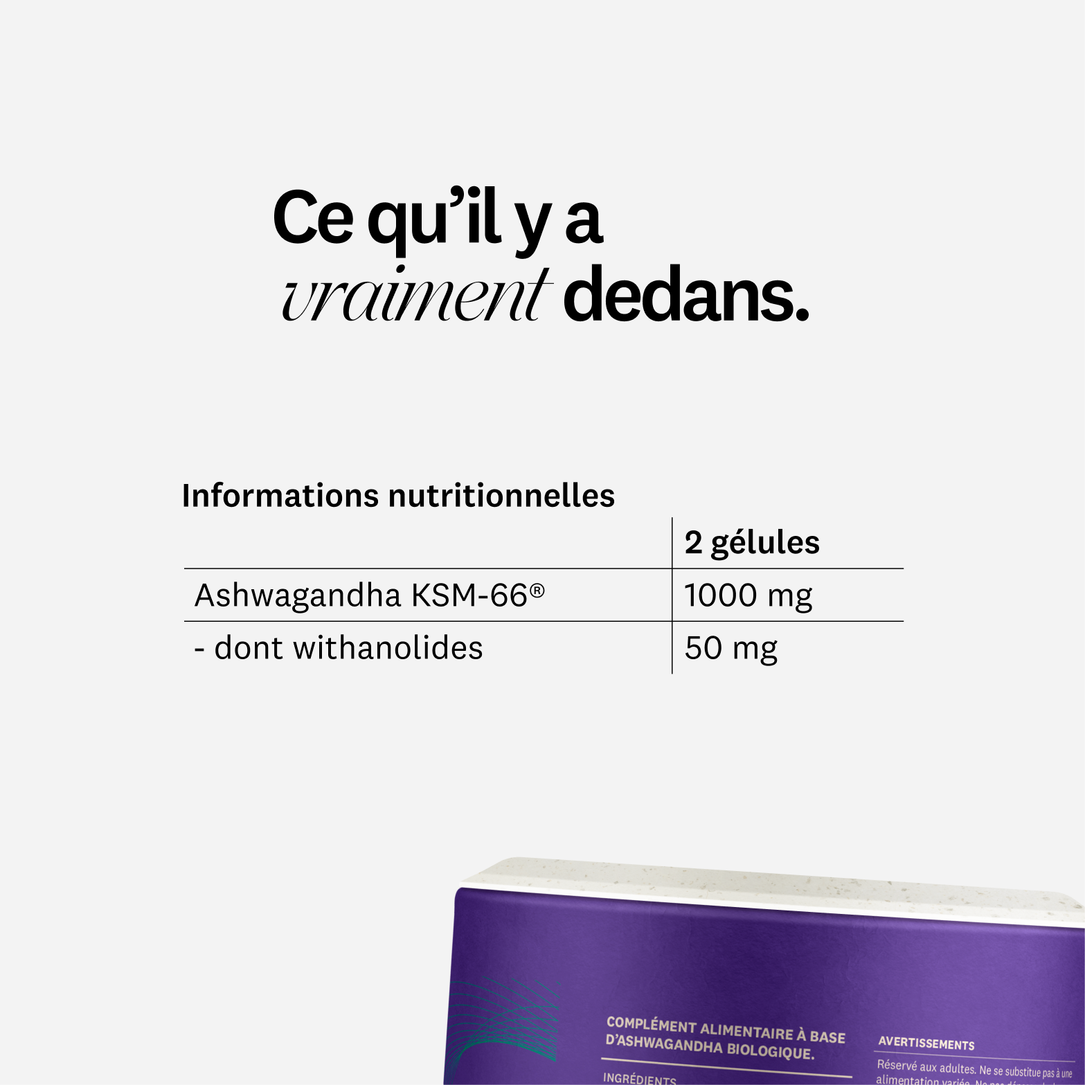 Ashwagandha bio KSM-66