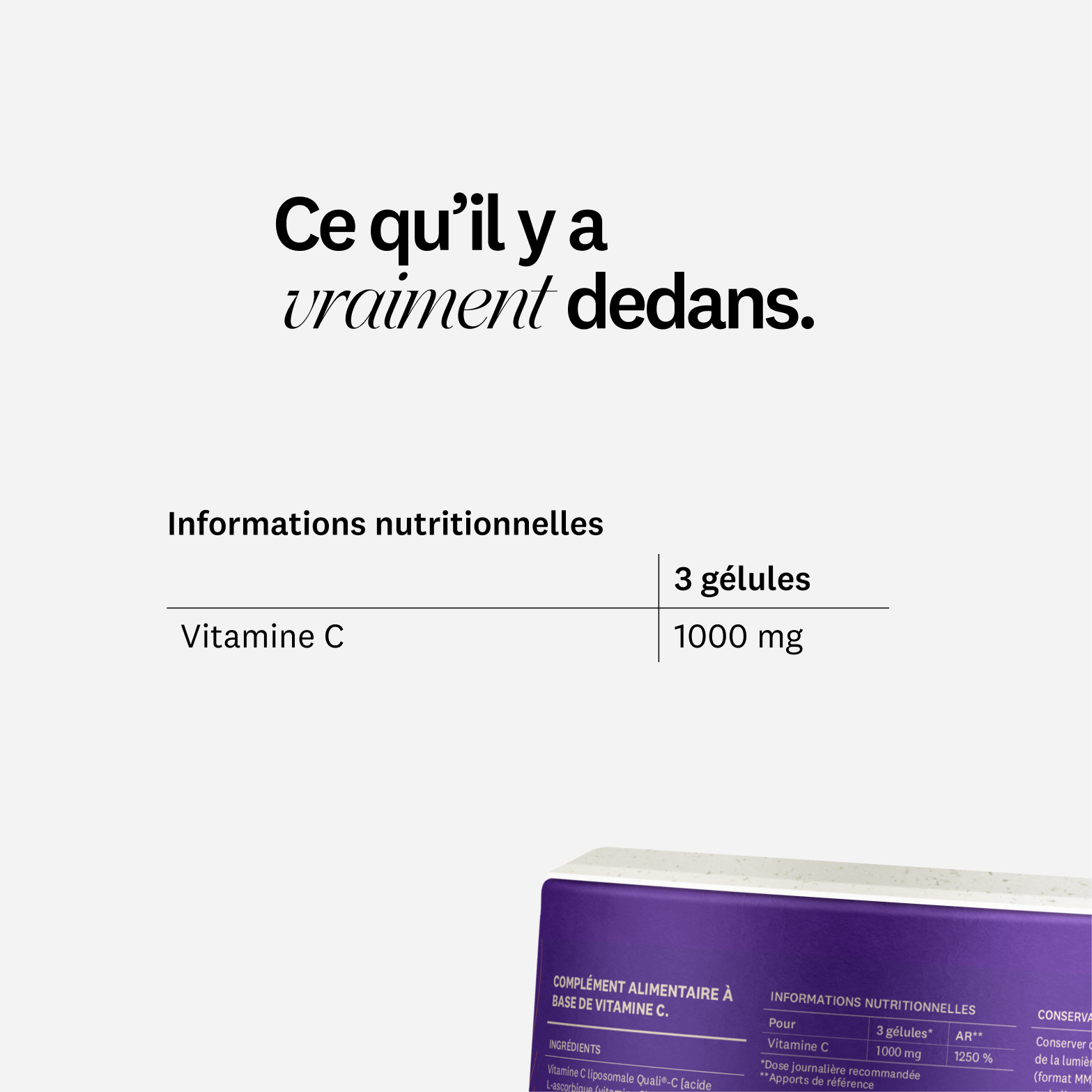 Vitamine C liposomale