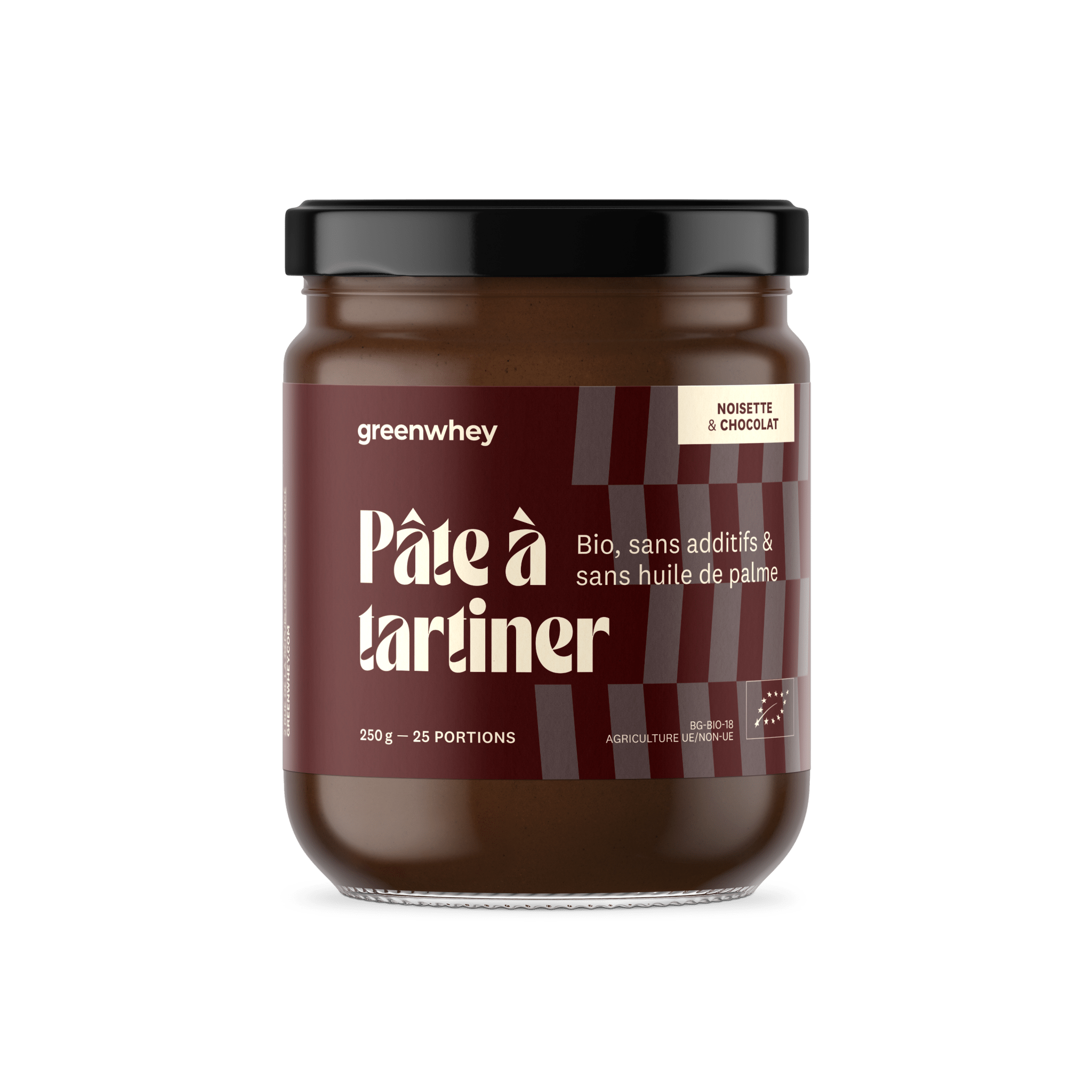 Pâte à tartiner protéinée Bio - GREEN WHEY