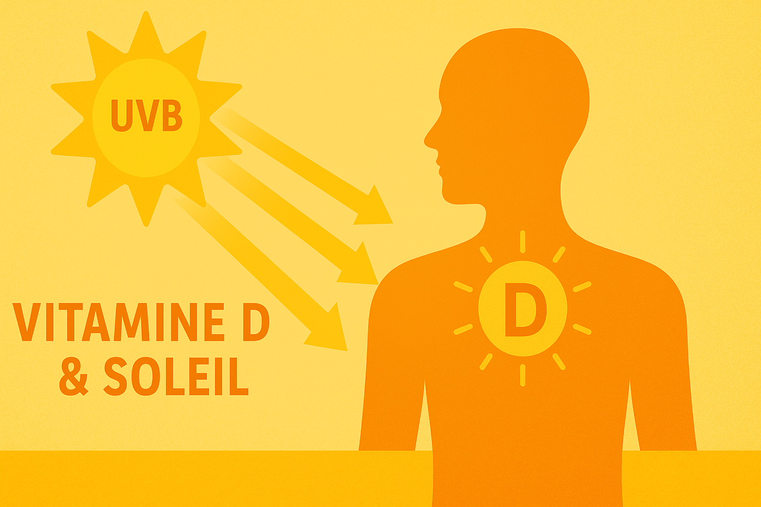 Vitamine D et soleil : Fonctionnement, rôle, bienfait et risques