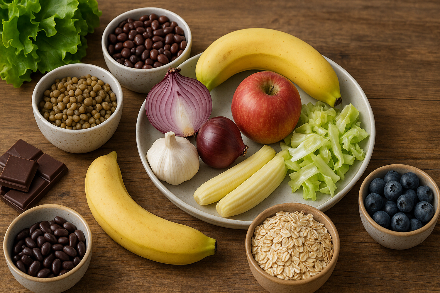 Aliments riches en prébiotiques : rôle, sources et conseils