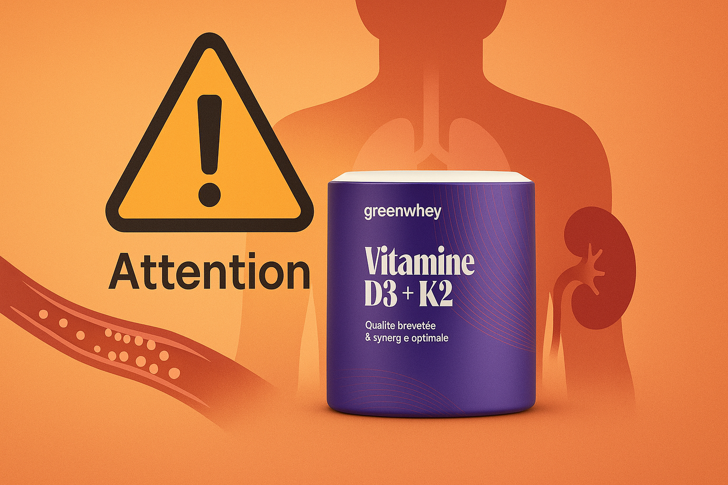 Les dangers de la vitamine D3 et K2