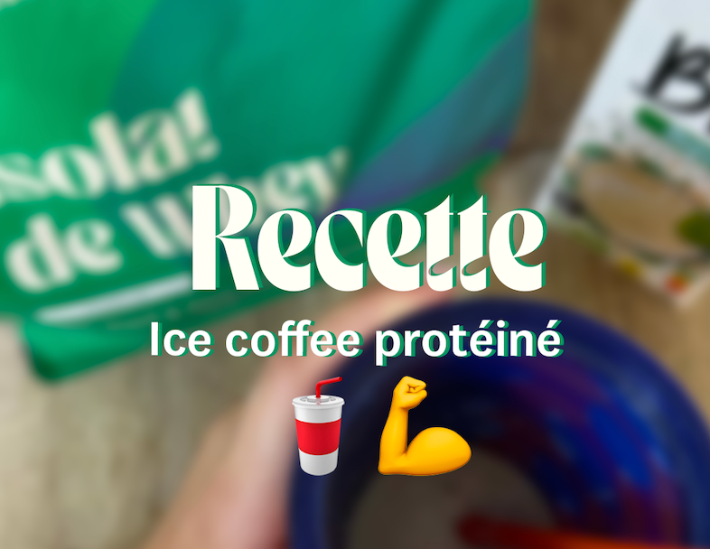 Ice coffee protéiné