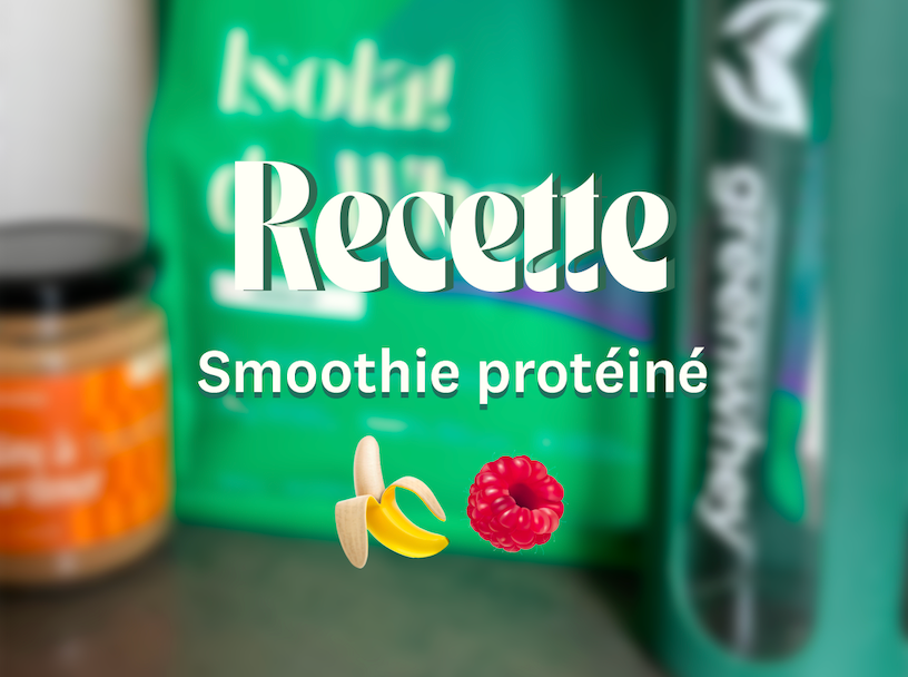 Smoothie protéiné aux fruits rouges