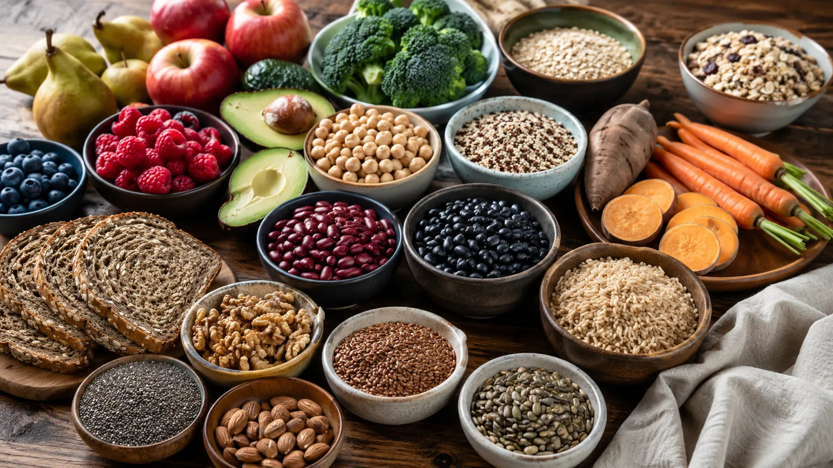 Aliments riches en fibres : notre top des meilleures sources