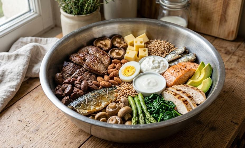 Vitamine B2 (riboflavine) : les meilleures sources alimentaires