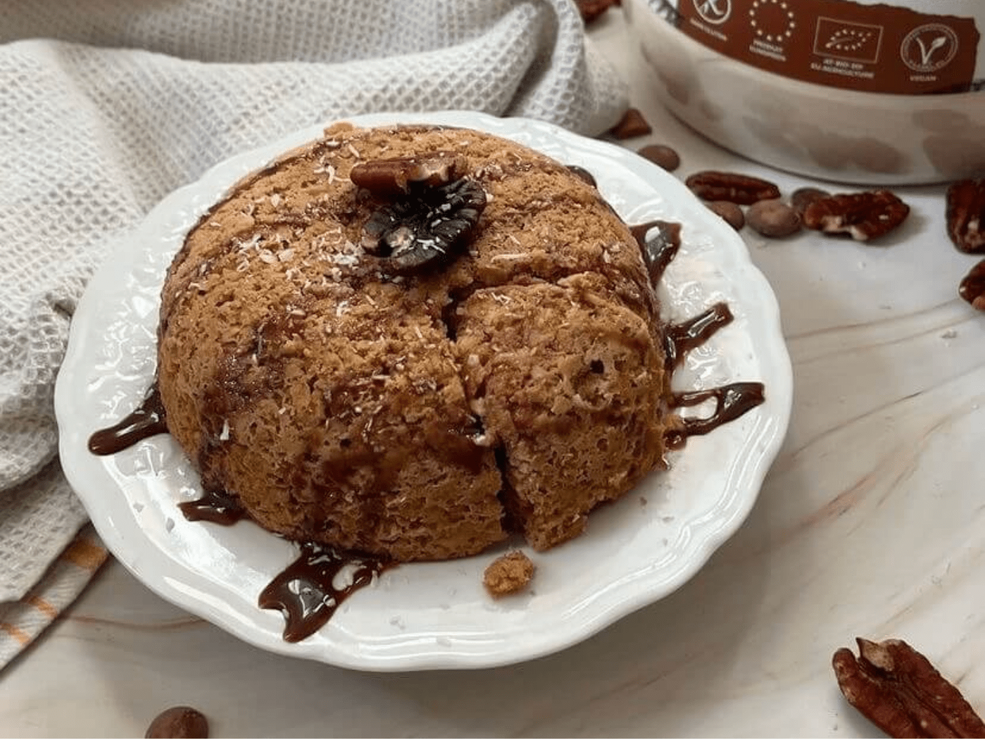 Bowl cake protéiné au chocolat - GREEN WHEY