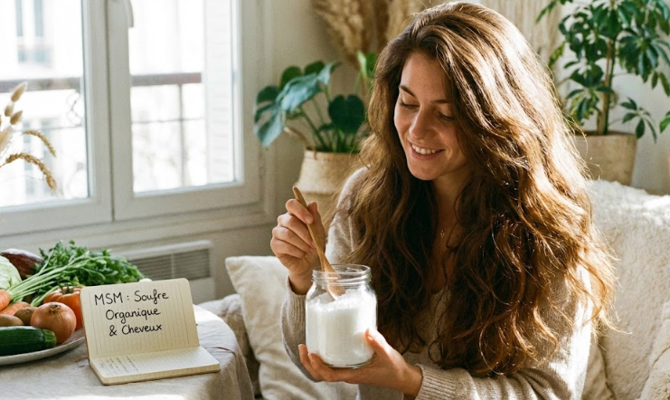 MSM et cheveux : le soufre organique pour des cheveux en pleine santé