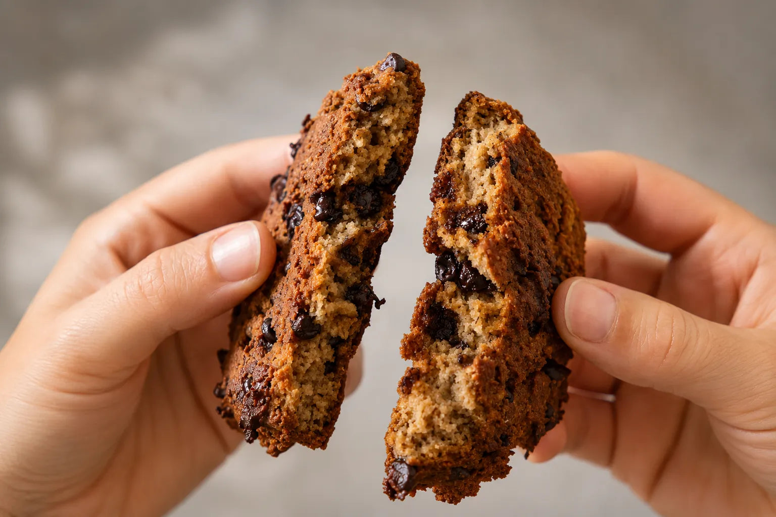 Cookies protéinés aux pois chiches