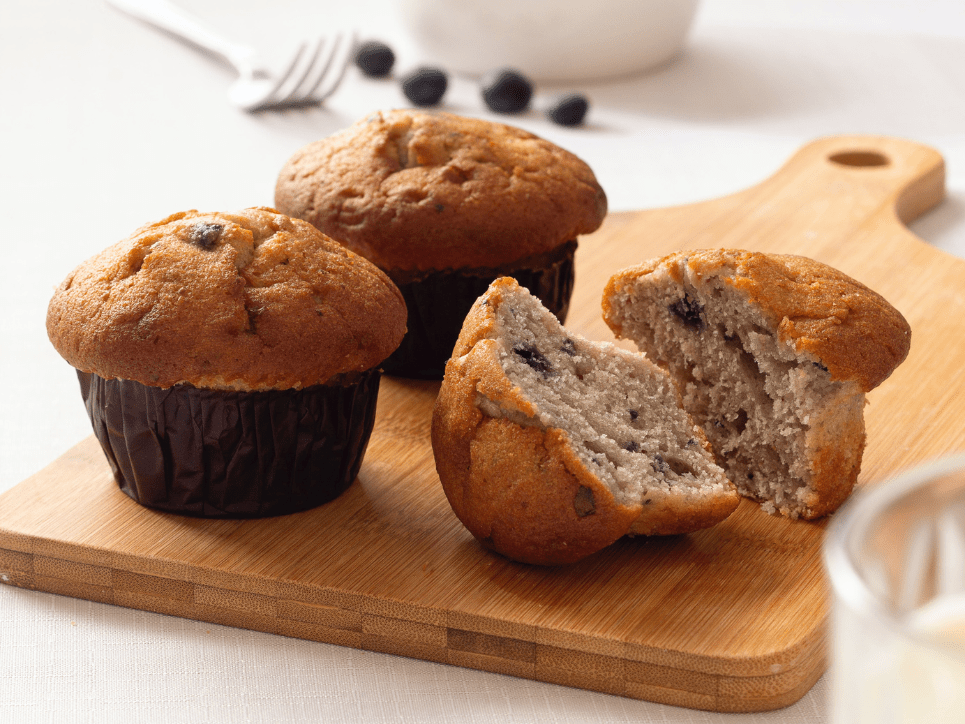 Muffins protéinés gonflés et moelleux - GREEN WHEY