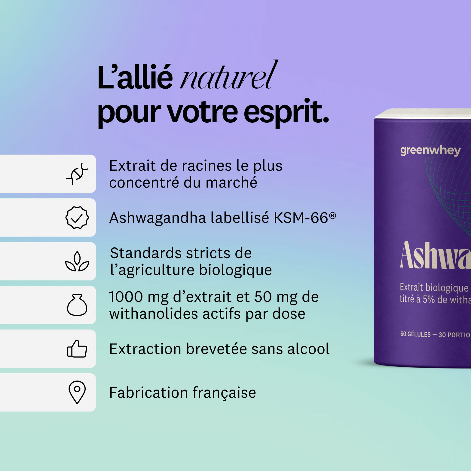 Ashwagandha bio KSM-66