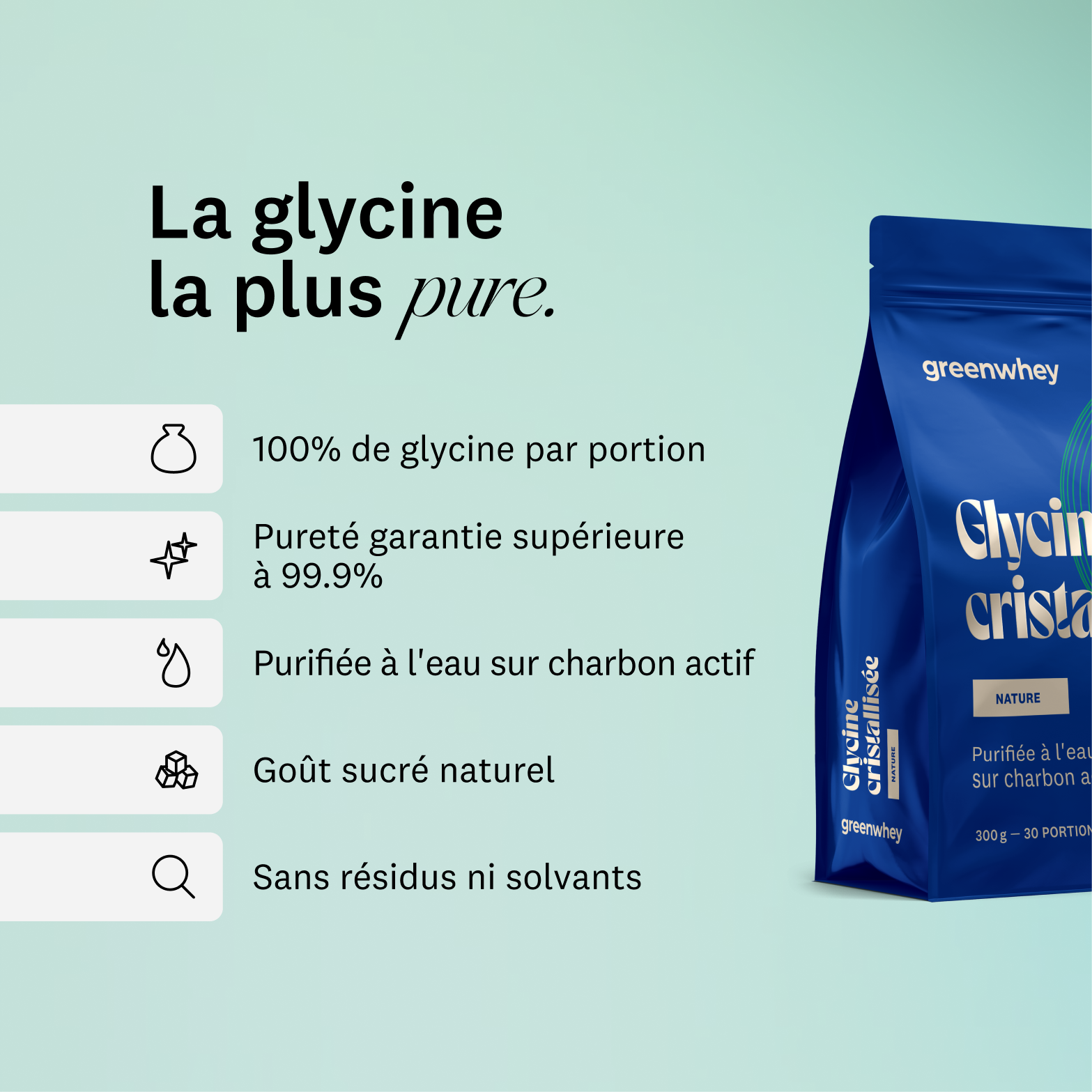 Glycine cristallisée