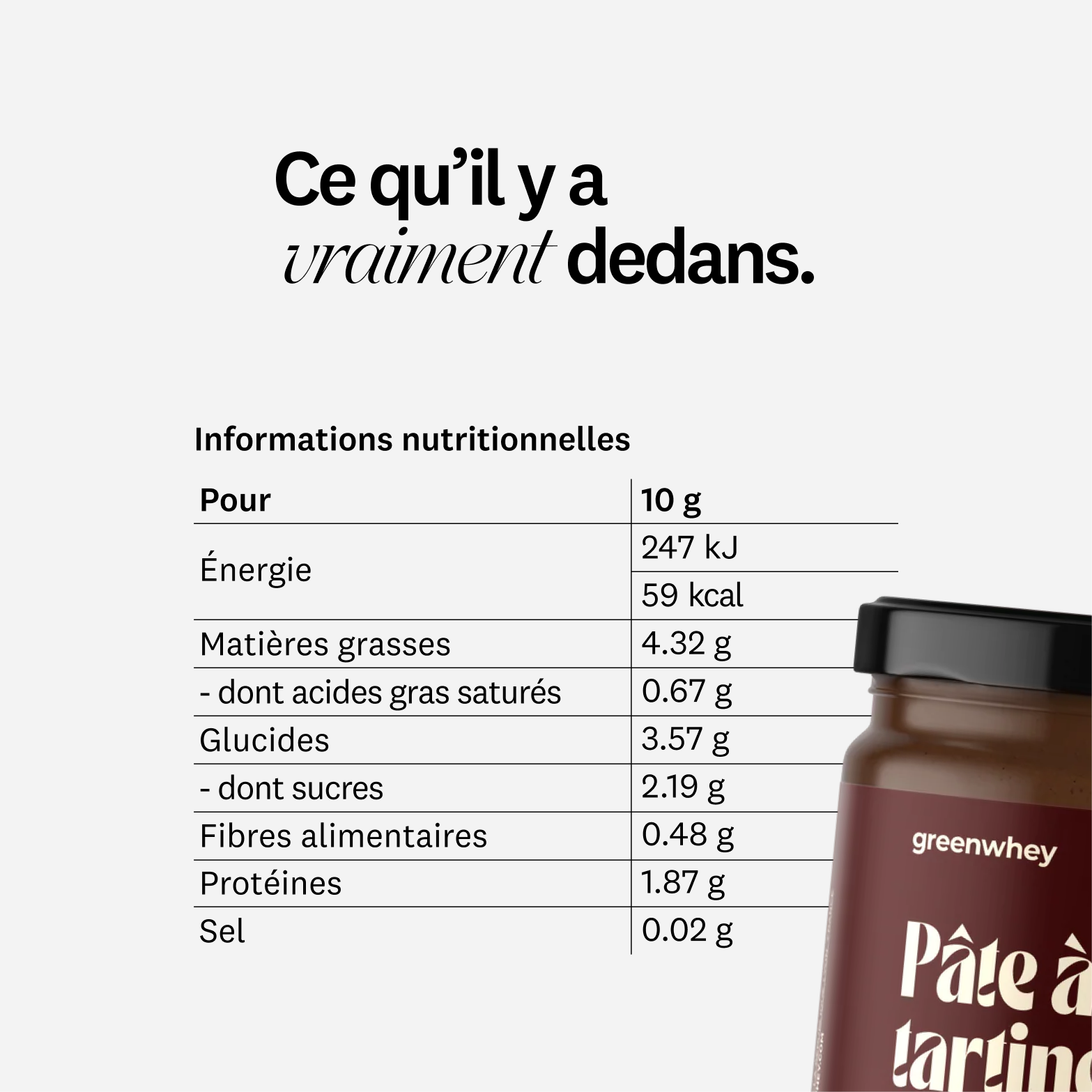 Pâte à tartiner protéinée Bio