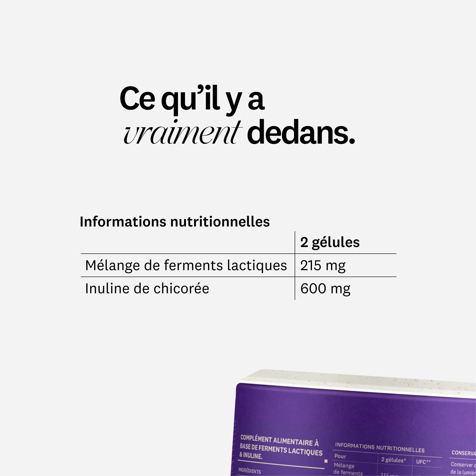 Probiotiques & Prébiotiques