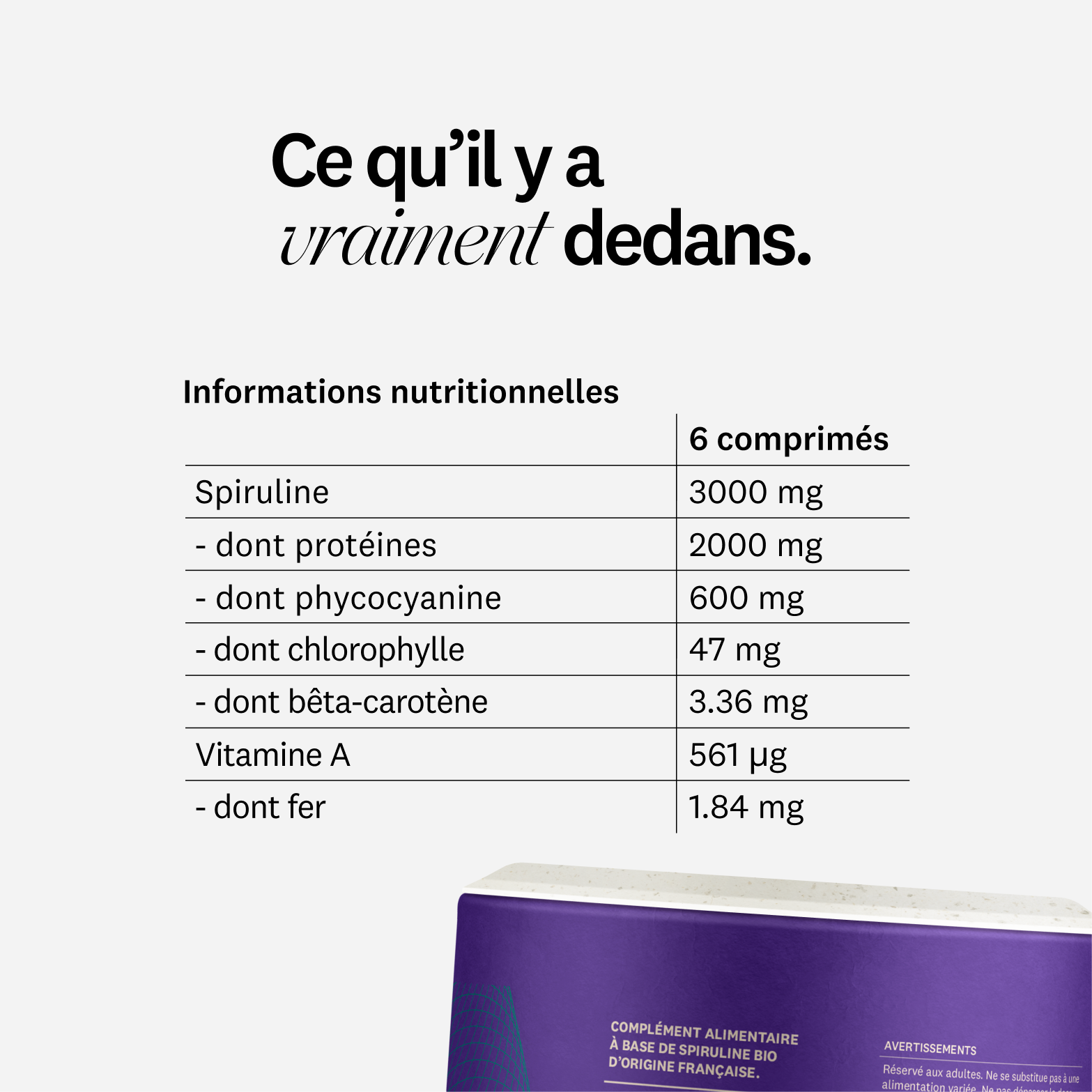 Spiruline Bio Française