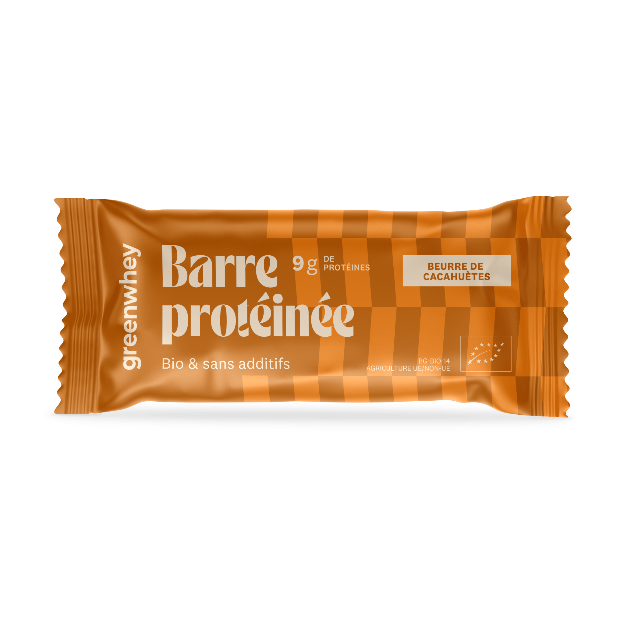Barre protéinée Bio GreenWhey - Sans additifs - Certifiée Bio