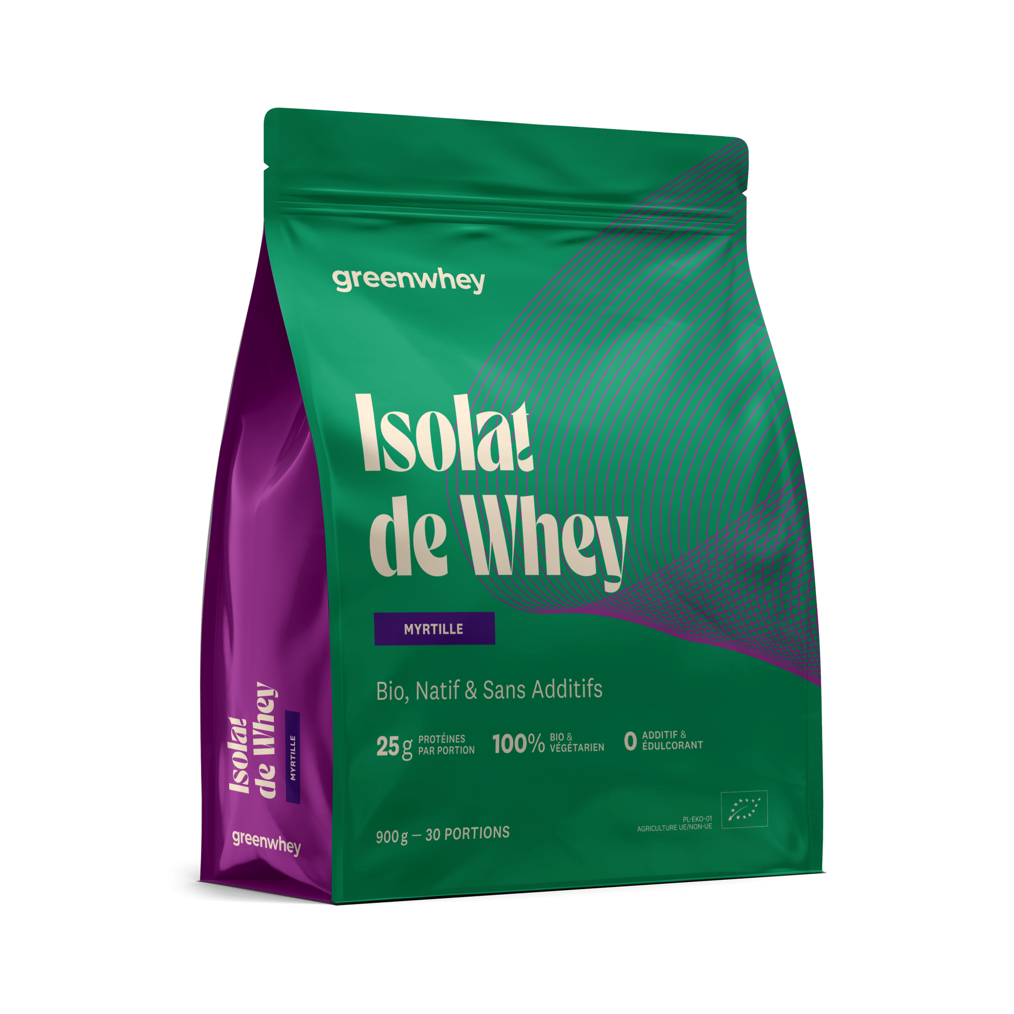 Isolat de Whey 100% Bio et sans additifs - Certifiée AB et Native